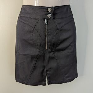 Versace Jeans Couture Black Mini Skirt 26/40 Small